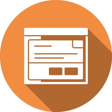 belge simgesi vektör illüstrasyonu