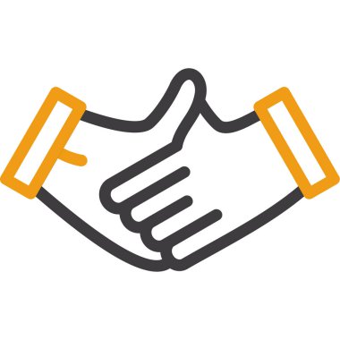 Tokalaşın. Web simgesi basit illüstrasyon