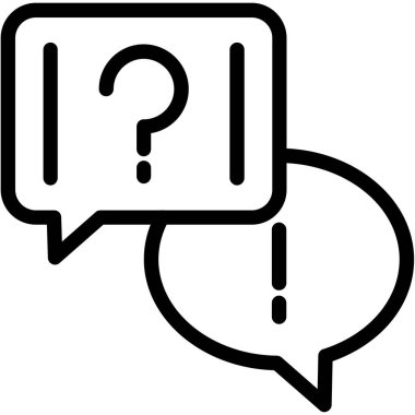 sohbet soru yardım simgesi