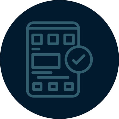 seo modern simgesinin vektör illüstrasyonu