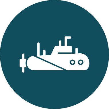 Gemi simgesi vektör illüstrasyonu