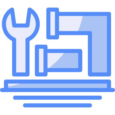 inşaat araçları vektör simgesi