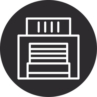 Mobilya simgesinin vektör illüstrasyonu