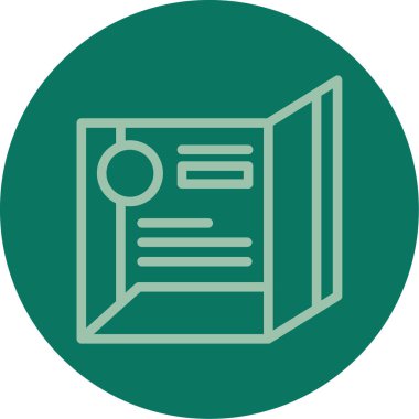 Modern eğitim ikonunun vektör illüstrasyonu