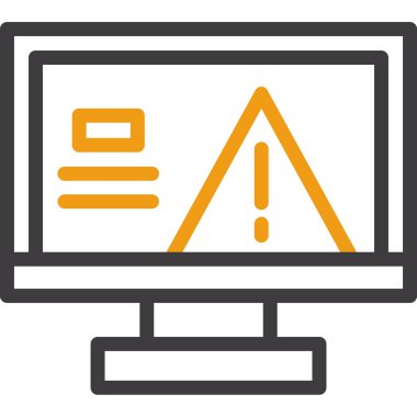 bilgisayar simgesi vektör illüstrasyonu