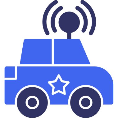 araba simgesi vektör illüstrasyonu