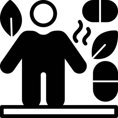 Kişilik kavramının minimalist vektör illüstrasyonu