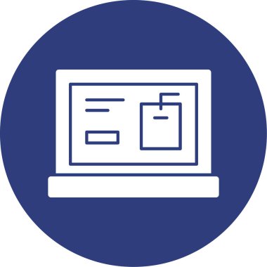 seo modern simgesinin vektör illüstrasyonu