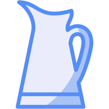 Sürahi. Web simgesi basit illüstrasyon