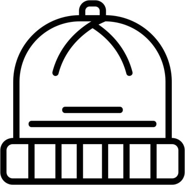 Moda şapkası simgesi ana hatlarıyla