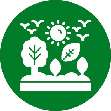 Modern simgenin vektör illüstrasyonu