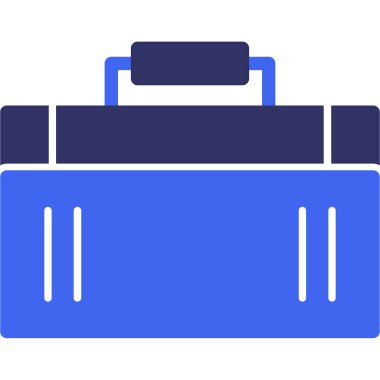 Çanta. Web simgesi basit illüstrasyon