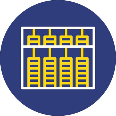 Sunucu. Web simgesi basit illüstrasyon