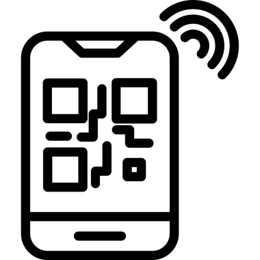 Kablosuz. Web basit vektör illüstrasyonu