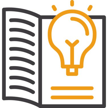 özet biçiminde ampul yaratıcı ışık simgesi