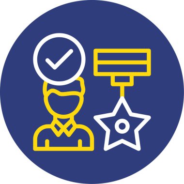 İş ve finans simgesinin vektör illüstrasyonu