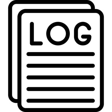 Günlük simgesi vektör illüstrasyonu