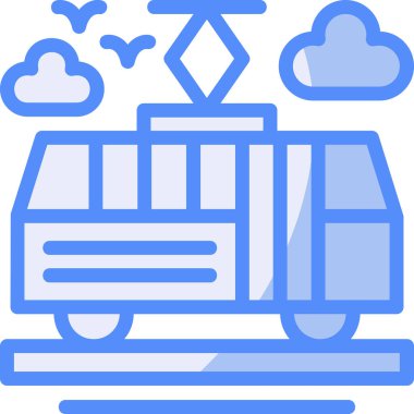 Bulut. Web simgesi basit illüstrasyon