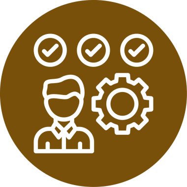 iş simgesi vektör illüstrasyonu