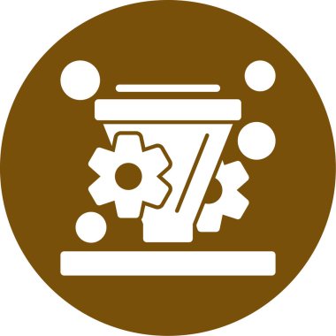 Kahve makinesinin vektör simgesi