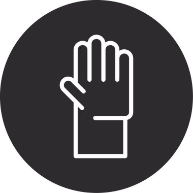 el simgesi vektör illüstrasyonu