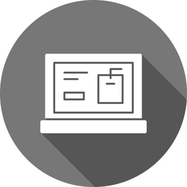 Web tasarım ikonu vektör illüstrasyonu