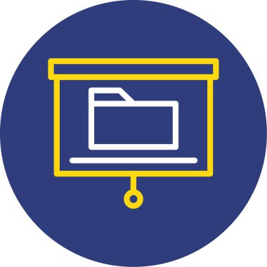 Dizin web simgesi basit illüstrasyon