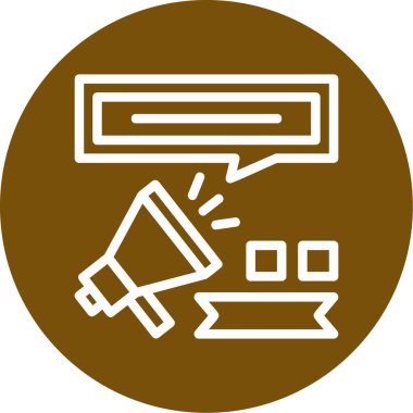 Modern bir simgenin vektör illüstrasyonu