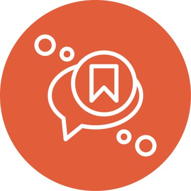 Mesaj var. Web simgesi basit illüstrasyon