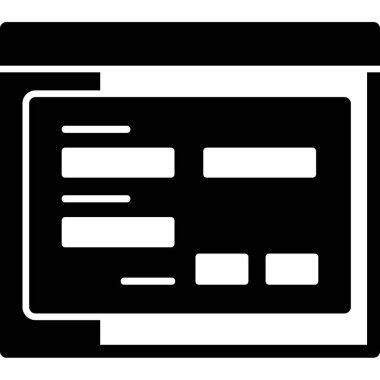 tarayıcı bilgisayar arayüzü simgesi