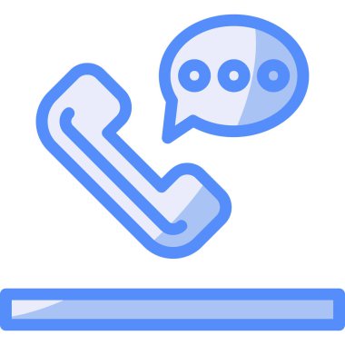 Çağrı. Web simgesi basit illüstrasyon