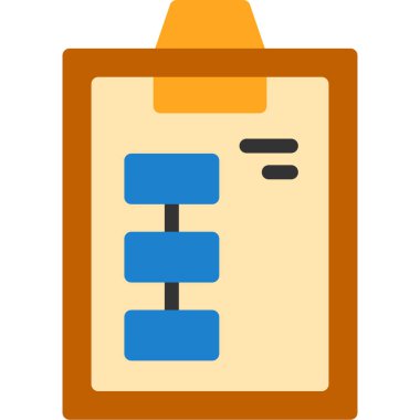 Belge. Web simgesi basit illüstrasyon