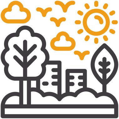 hava simgesi vektör illüstrasyonu