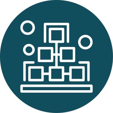 vektör lcd simgesi illüstrasyonu