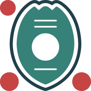 Paskalya yumurtası ikonu vektör çizimi