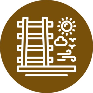 Bir bina simgesinin vektör illüstrasyonu