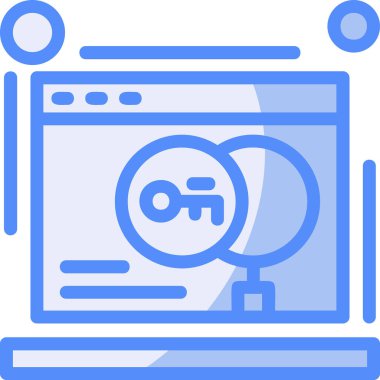 Bilgisayar. Web simgesi basit tasarım