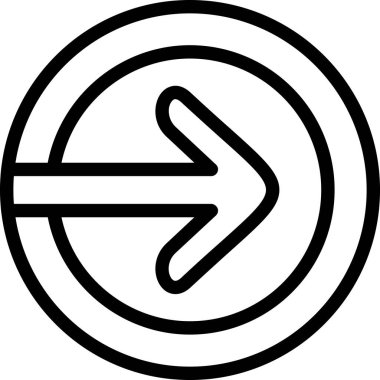 Ok. Web simgesi basit tasarım