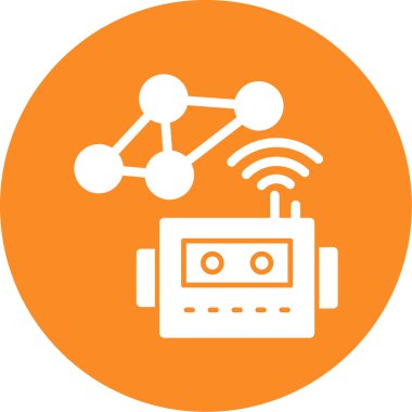 Radyo simgesinin vektör illüstrasyonu