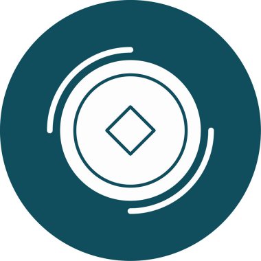 Bir pusulanın vektör illüstrasyonu