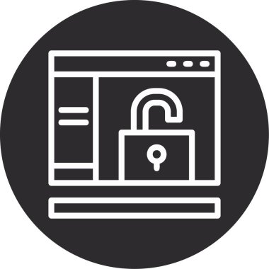 Modern simgenin vektör illüstrasyonu