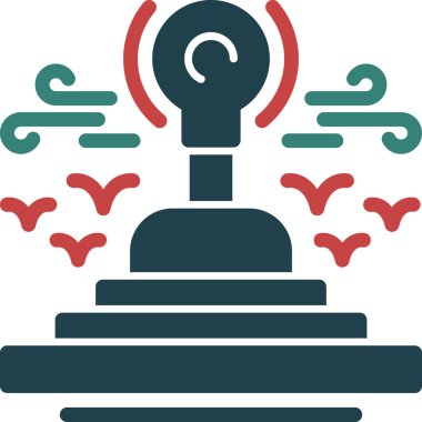 Yılbaşı ağacı. Basit resimleme