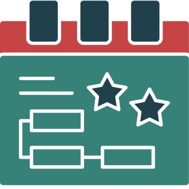 Takvim. Web simgesi basit illüstrasyon