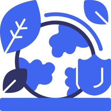 Bitki ekolojisi çevresel ikonu - ana hatlar biçiminde