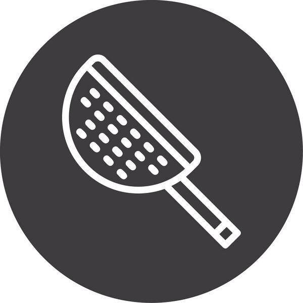 vector tennis icon, simple illustration