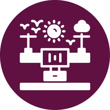 Modern eğitim ikonunun vektör illüstrasyonu