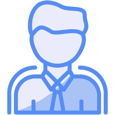 Avatar iş adamı simgesi