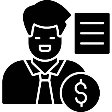 iş adamı vektör simgesi