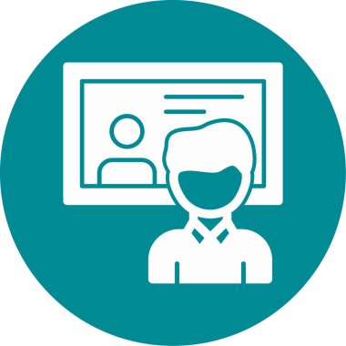 İş adamı. vektör illüstrasyonu