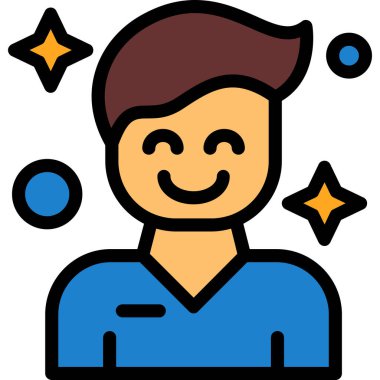 Avatar çocuk simgesi - taslak biçimi